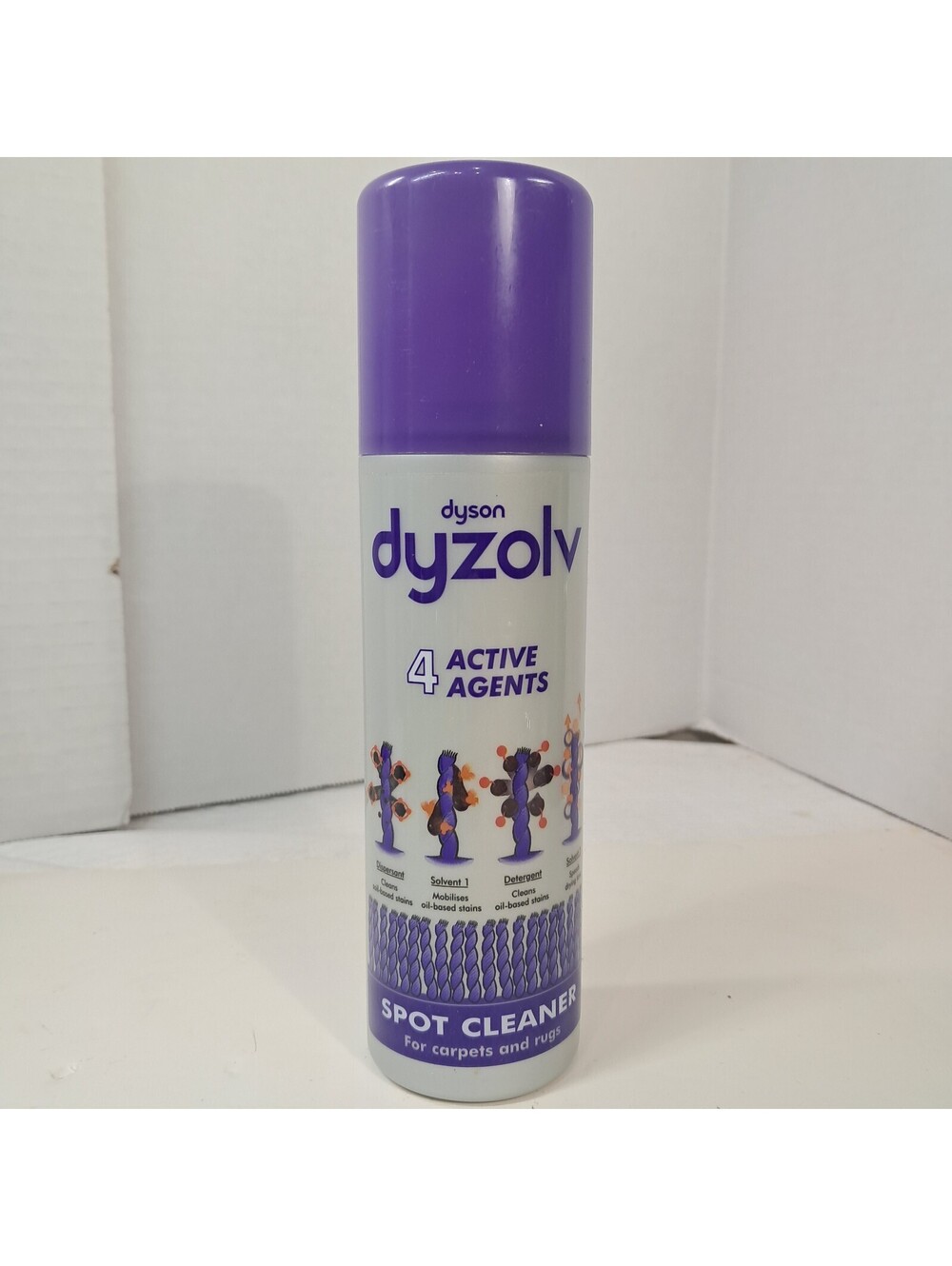 NEW Dyson Dyzolv Spot Cleaner for Carpets & Rugs 4 Active Agents 8.5 oz genuine